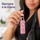 Alarma personal enganchada a las llaves, siempre a la mano