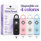 Alarma personal Nordian disponible en 4 colores