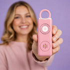 Alarma personal Nordian color rosa