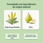 Ingredientes de origen natural: hoja de gordolobo y pera