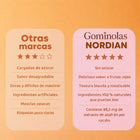 Gominolas Nordian frente a otras marcas
