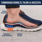 Amortiguación del talón y soporte de arco de los tenis Nordian